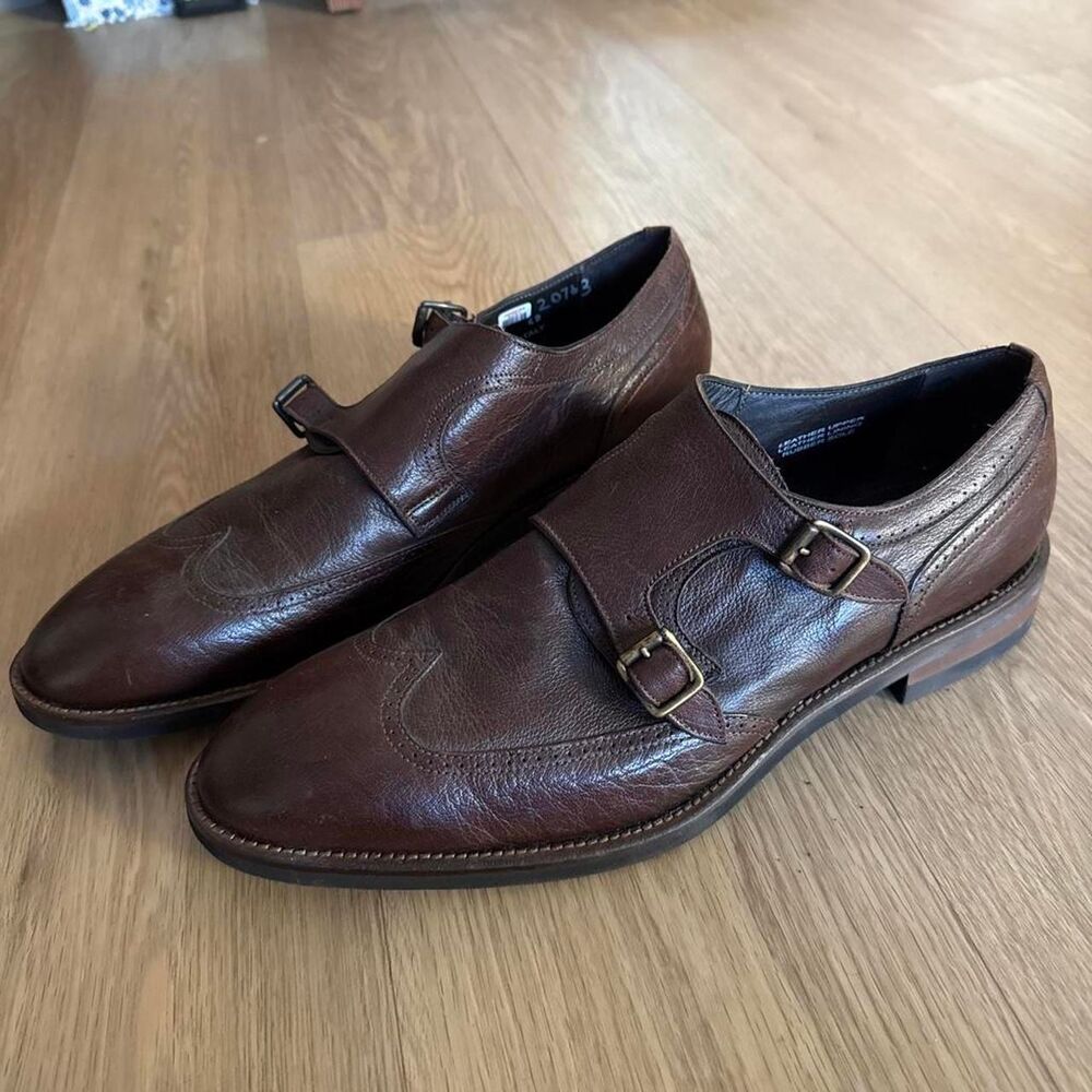 Italian Leather Men's Brown Oxfords